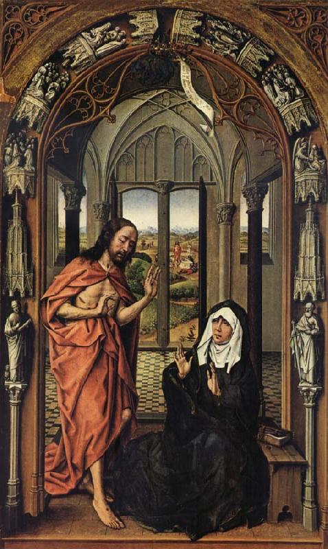 Christ Appearing to His Mother, Rogier van der Weyden